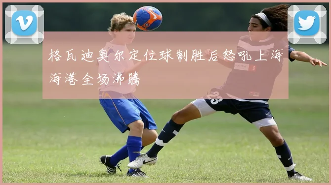 格瓦迪奥尔定位球制胜后怒吼上海海港全场沸腾