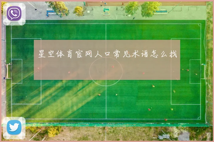 星空体育官网人口常见术语怎么找